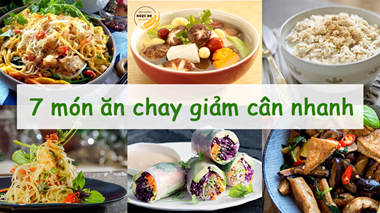 7 món ăn chay giảm cân nhanh, tiêu mỡ bụng siêu dễ làm